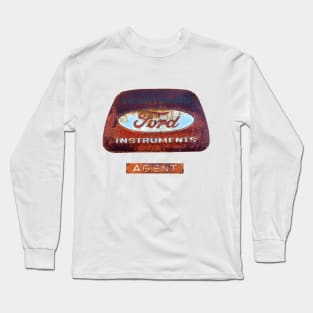 Rusty Enamel French Sign. Long Sleeve T-Shirt